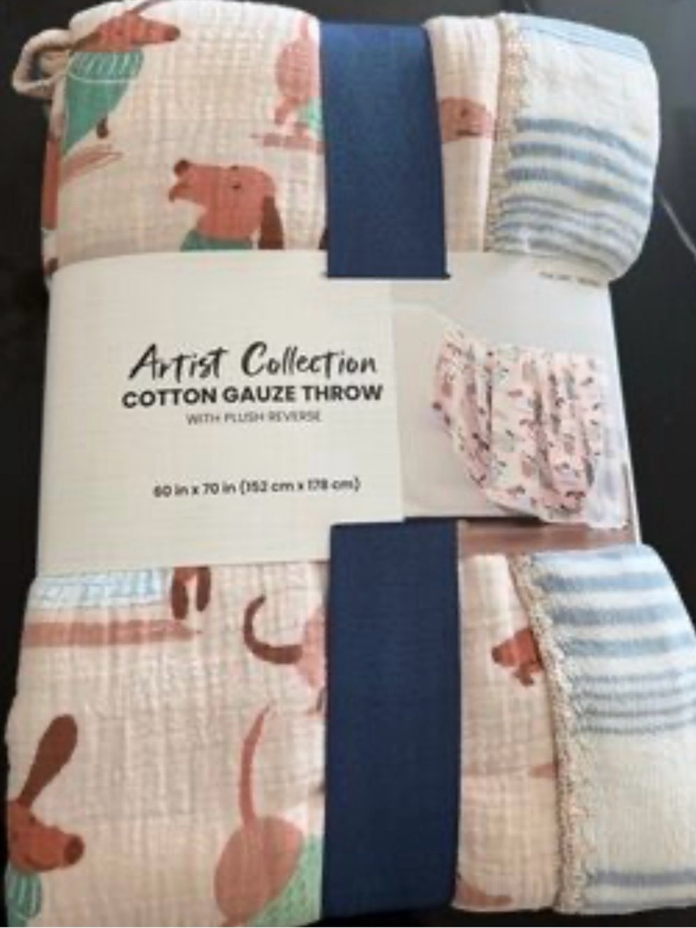 Berkshire Artist Dog Throw blanket